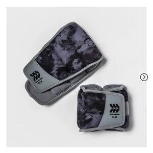 Ankle Weights Anti-microbial 4lbs 2pc - All In Motion™